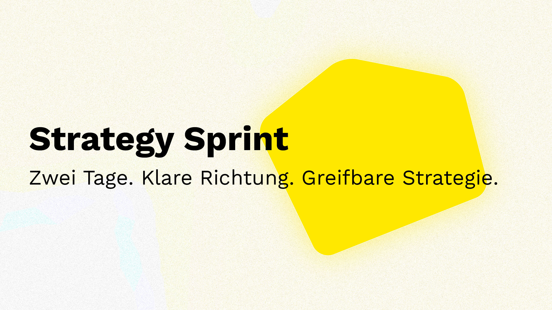 Strategy Sprint