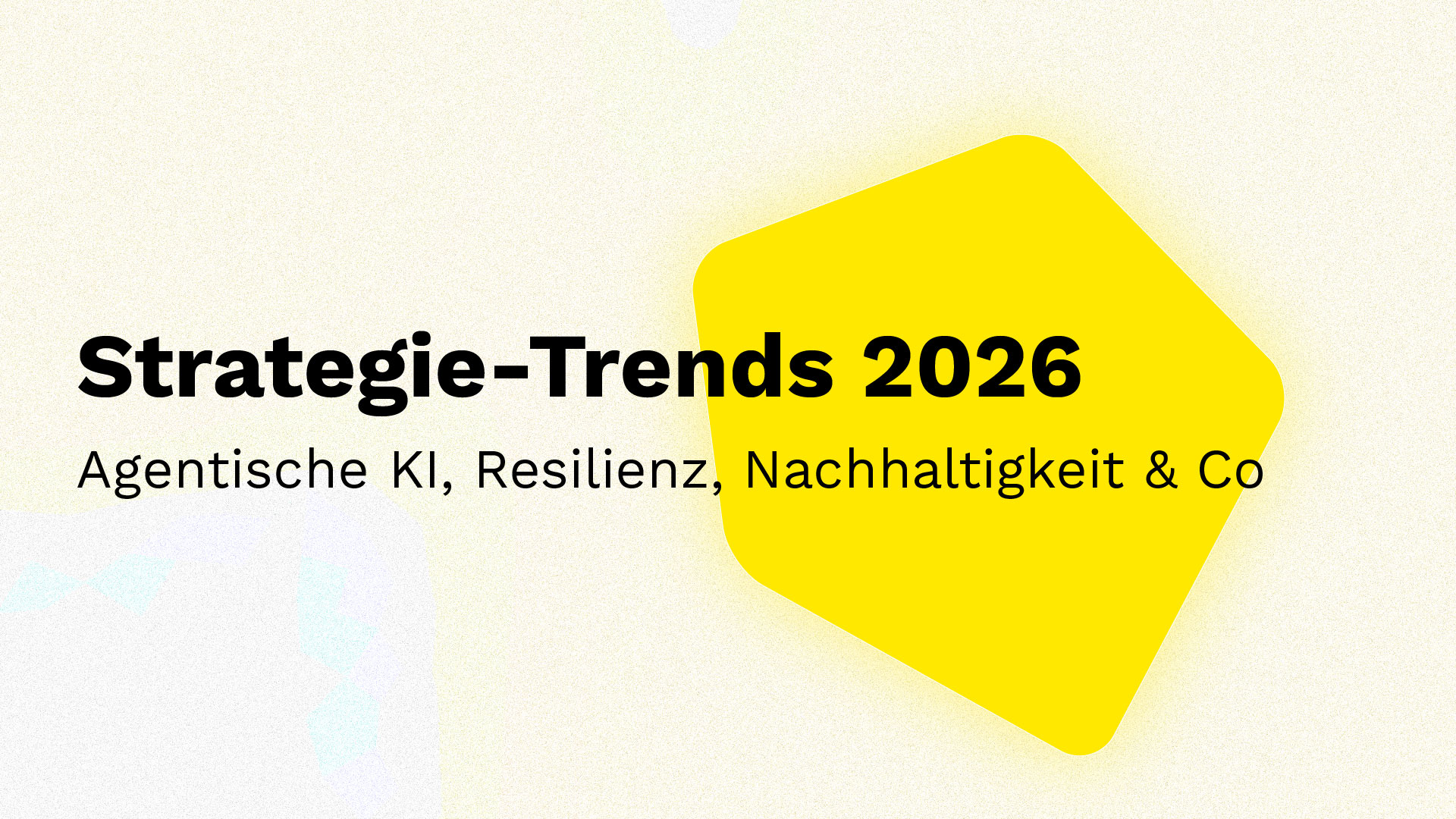 Strategie-Trends 2026